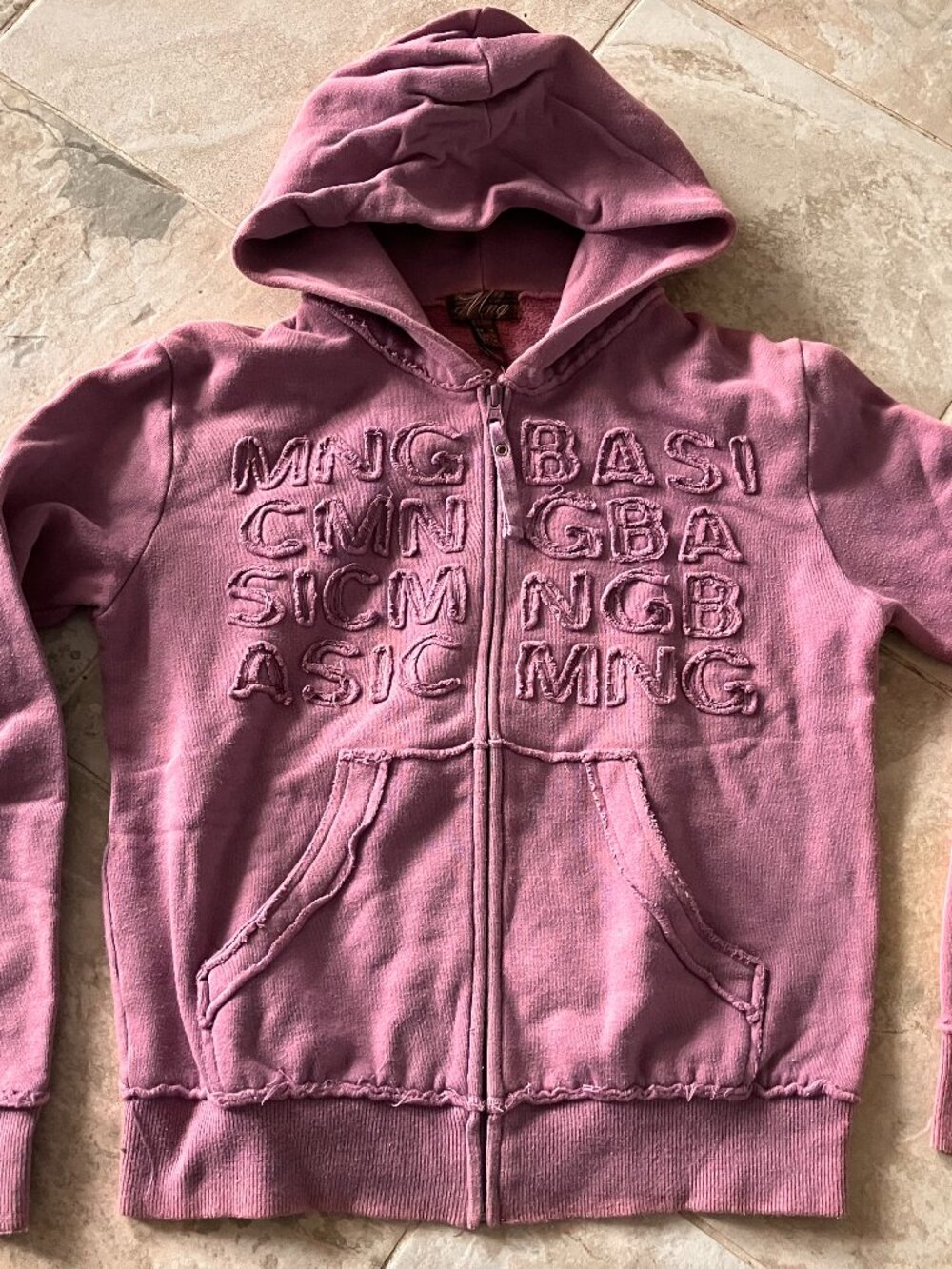 Pink Women's hoodie MNG size MEDIUM